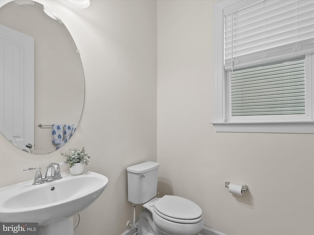 41 Beach Club Ave, Ocean View, DE 19970 - half bath with a sink, baseboards, and toilet