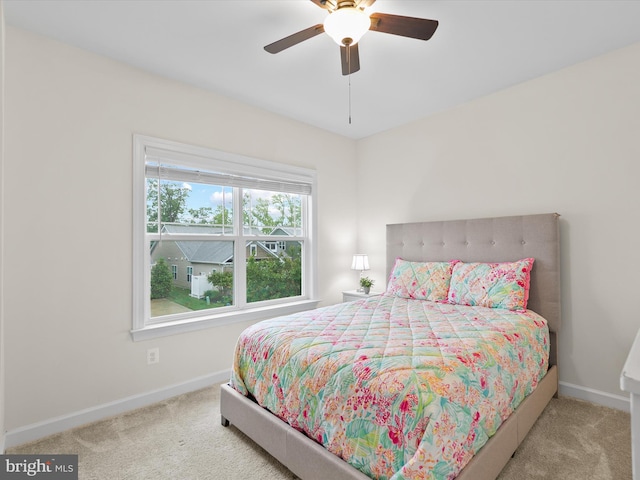 41 Beach Club Ave, Ocean View, DE 19970 - bedroom featuring baseboards, carpet floors, and ceiling fan