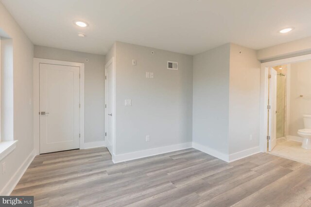 1947 N 33rd St, Philadelphia, PA 19121 - unfurnished room with light wood-type flooring, baseboards, and recessed lighting
