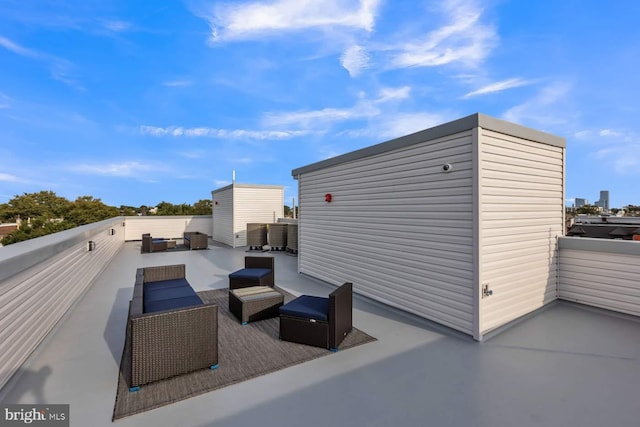 1947 N 33rd St, Philadelphia, PA 19121 - view of patio / terrace with an outdoor living space