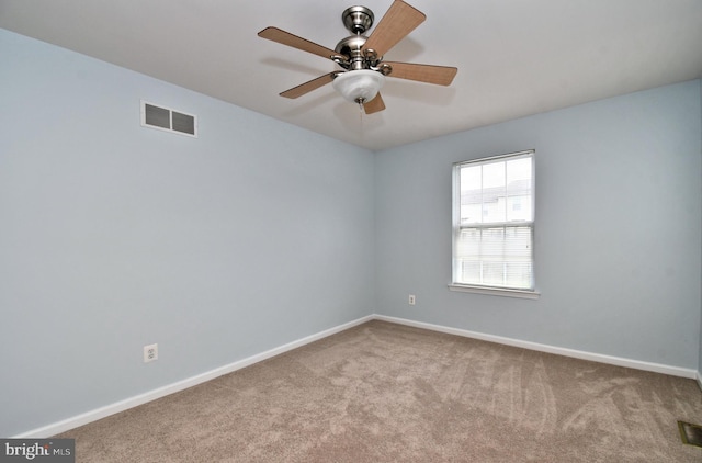 1664 Brynne Ln, Pottstown, PA 19464 - unfurnished room featuring carpet flooring, baseboards, and ceiling fan