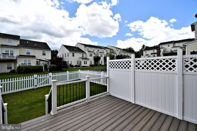 1664 Brynne Ln, Pottstown, PA 19464 - deck with a residential view