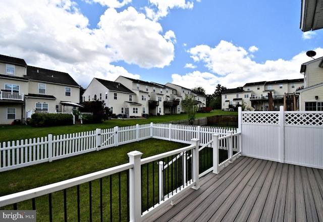 1664 Brynne Ln, Pottstown, PA 19464 - deck with a residential view