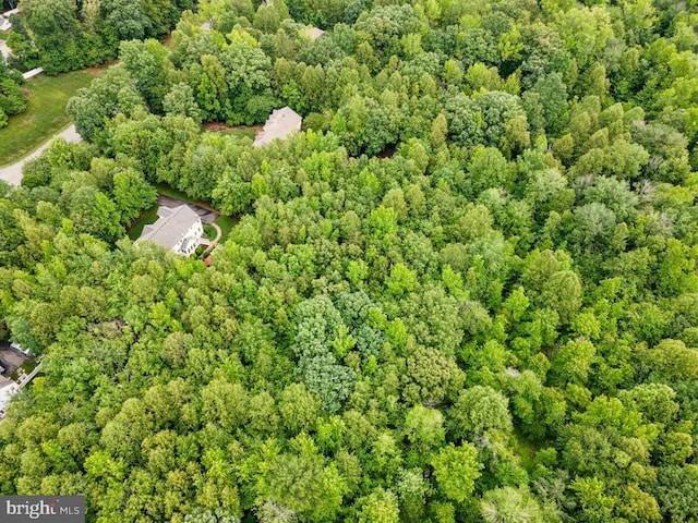 45 Saint Marys Ln, Stafford, VA 22556 - aerial view of property and surrounding area featuring a heavily wooded area