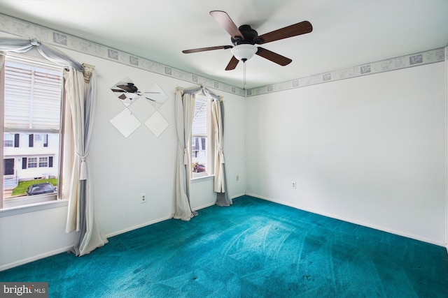 38 Western Winds Cir Unit 38, Baltimore, MD 21244 - carpeted empty room with ceiling fan and baseboards