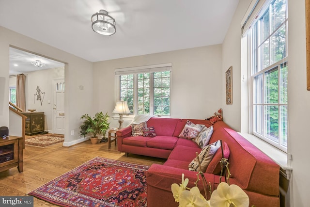 5408 Wehawken Rd, Bethesda, MD 20816 - living area with wood finished floors and baseboards
