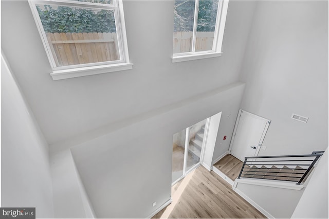 2937 Page St, Philadelphia, PA 19121 - stairs with wood finished floors