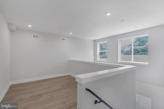 2937 Page St, Philadelphia, PA 19121 - spare room with light wood-type flooring, baseboards, and recessed lighting