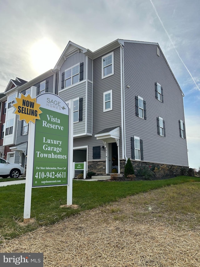 11276 Davisar Rd Unit 80, White Marsh, MD 21162 - view of front of home featuring a front yard