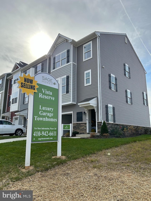 11276 Davisar Rd Unit 80, White Marsh, MD 21162 - view of front of house with a front yard