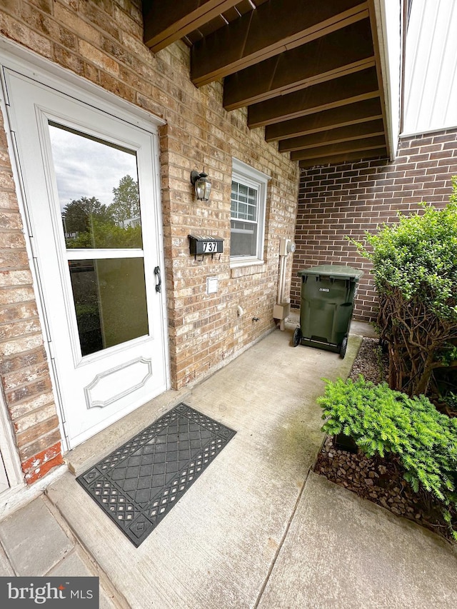 737 Hardwick Pl, York, PA 17404 - property entrance with brick siding