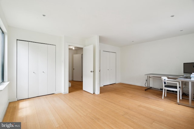 2213 Race St Unit 202, Philadelphia, PA 19103 - office area featuring light wood-style flooring and baseboards