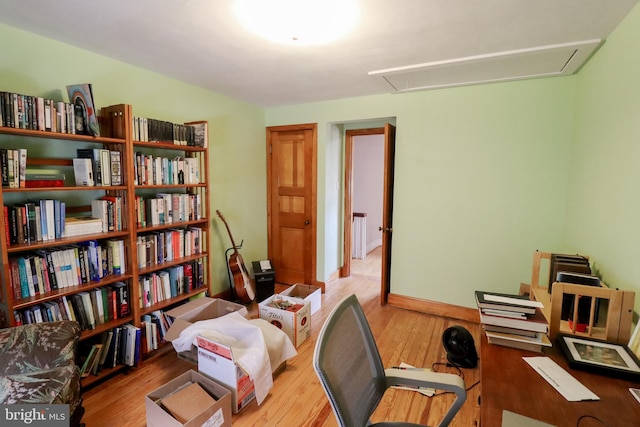 72 Springs Ave, Gettysburg, PA 17325 - office space with attic access and wood finished floors