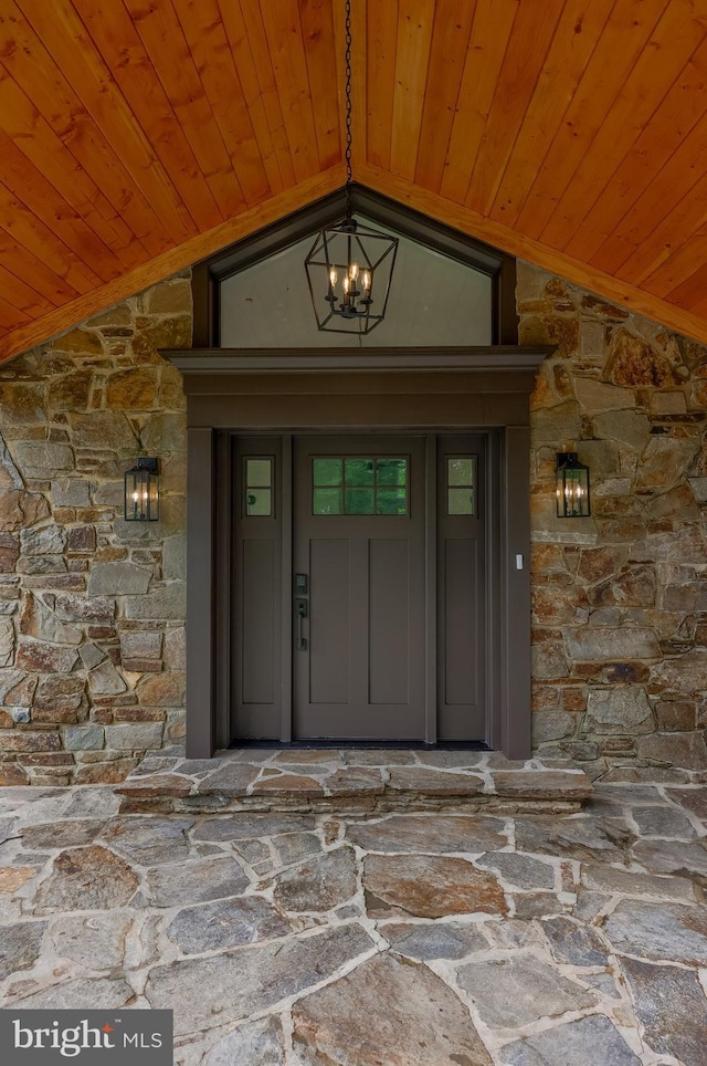 2655 Gap Newport Pike, West Grove, PA 19390 - property entrance featuring stone siding