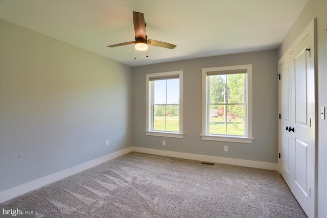 104 Lightfoot Ln, Dillsburg, PA 17019 - unfurnished room featuring baseboards, carpet floors, and a ceiling fan