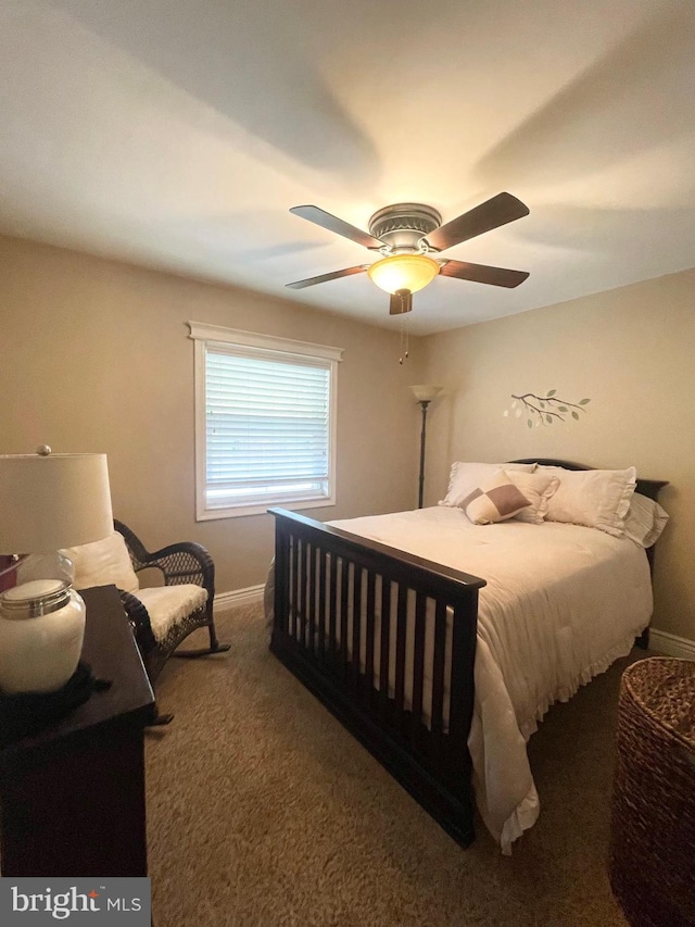1820 S Dover St, Philadelphia, PA 19145 - carpeted bedroom with ceiling fan and baseboards