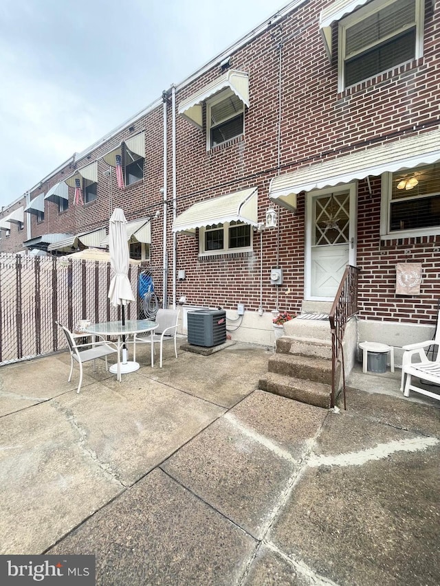 1820 S Dover St, Philadelphia, PA 19145 - view of patio featuring cooling unit