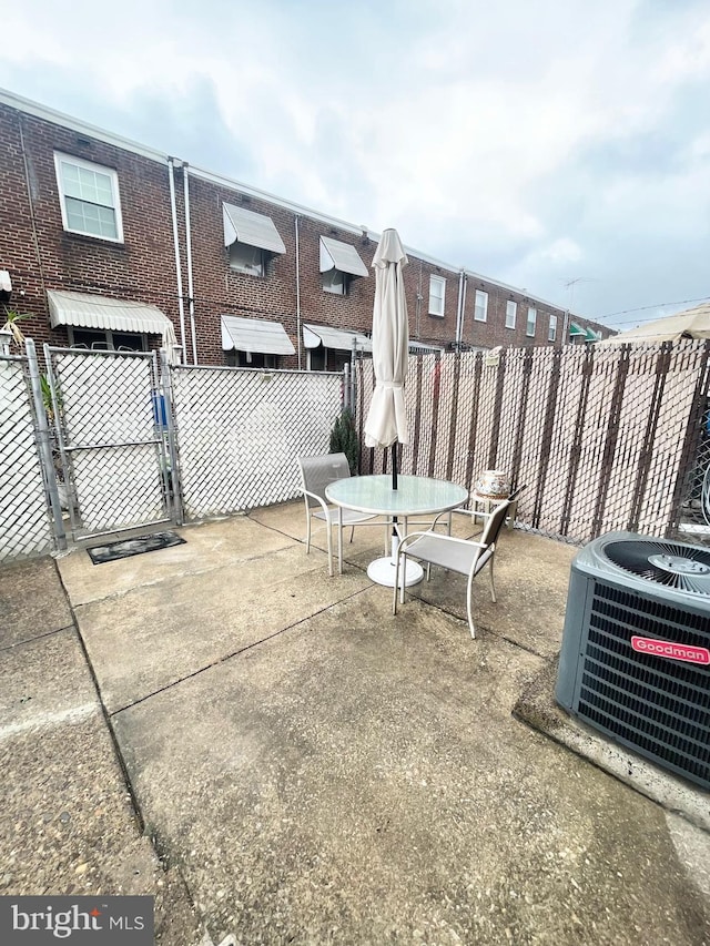 1820 S Dover St, Philadelphia, PA 19145 - view of patio / terrace with cooling unit and outdoor dining area