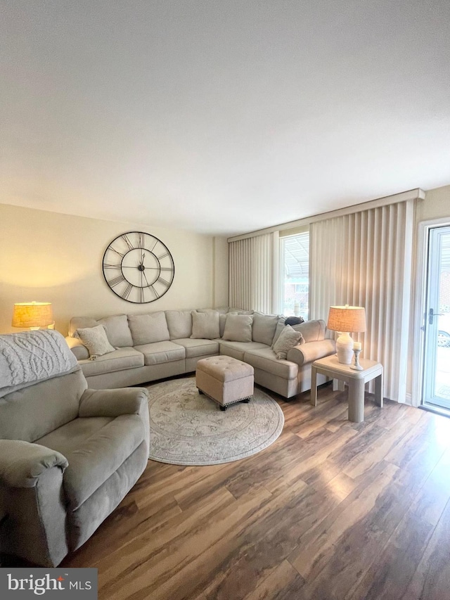 1820 S Dover St, Philadelphia, PA 19145 - living area featuring wood finished floors