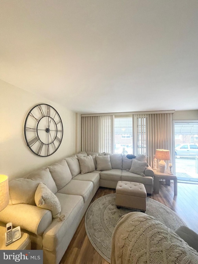1820 S Dover St, Philadelphia, PA 19145 - living area with wood finished floors