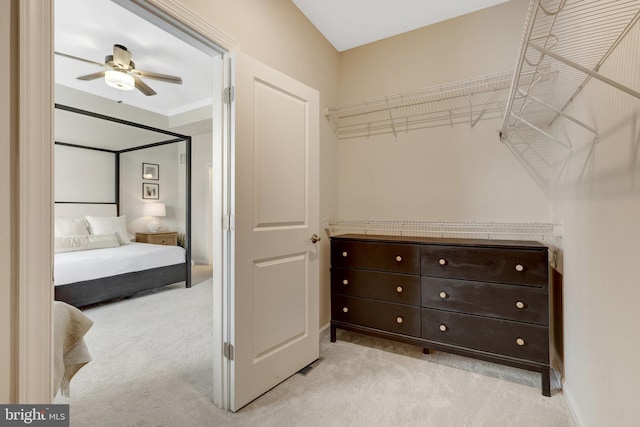 45210 Lettermore Sq, Sterling, VA 20166 - spacious closet with light carpet and ceiling fan