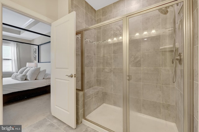 45210 Lettermore Sq, Sterling, VA 20166 - ensuite bathroom with a stall shower and tile patterned flooring