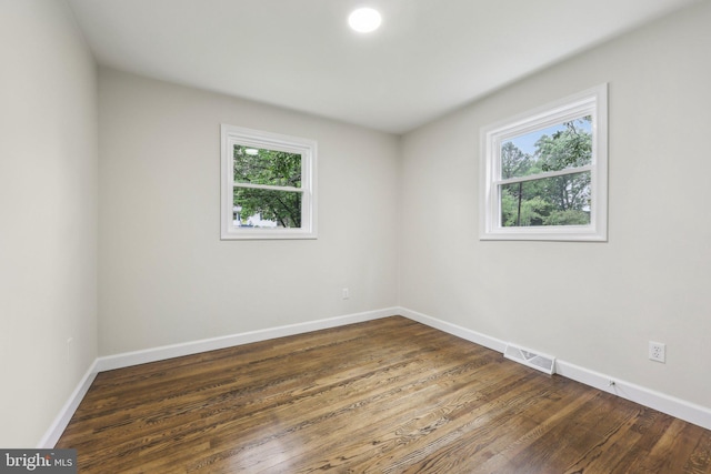 945 Ficklen Rd, Fredericksburg, VA 22405 - unfurnished room with baseboards and dark wood-style flooring