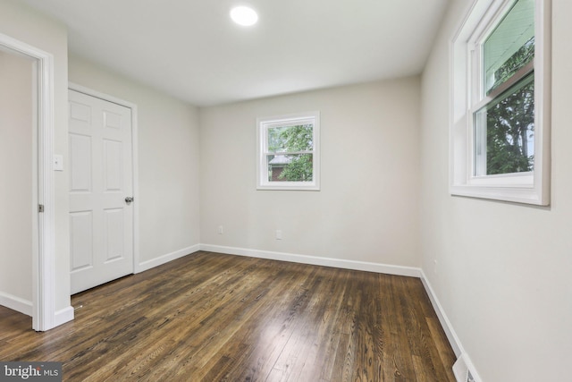 945 Ficklen Rd, Fredericksburg, VA 22405 - unfurnished bedroom with dark wood-style floors and baseboards