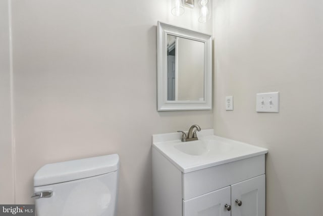 945 Ficklen Rd, Fredericksburg, VA 22405 - half bathroom with vanity and toilet