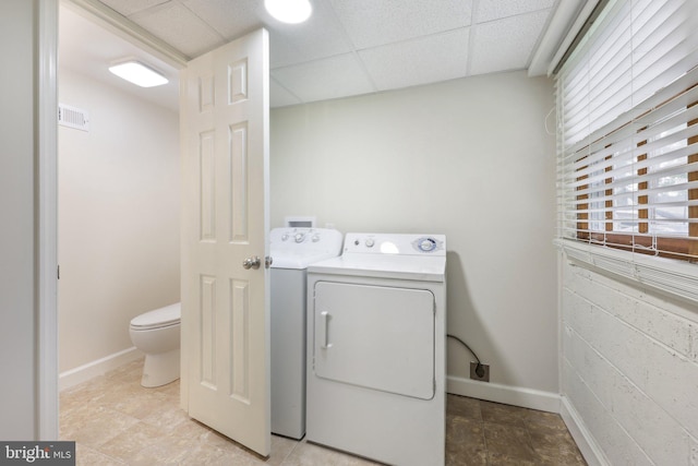 945 Ficklen Rd, Fredericksburg, VA 22405 - washroom with separate washer and dryer and baseboards