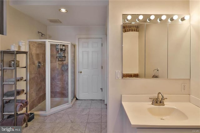 517 W Burke St, Easton, PA 18042 - full bathroom with a shower stall and vanity