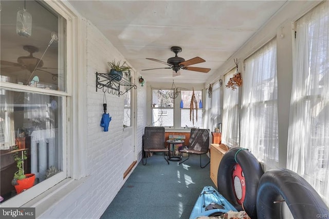 517 W Burke St, Easton, PA 18042 - sunroom / solarium featuring brick wall