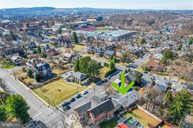 517 W Burke St, Easton, PA 18042 - aerial view of property and surrounding area