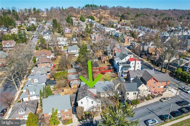 517 W Burke St, Easton, PA 18042 - aerial view of property's location featuring nearby suburban area