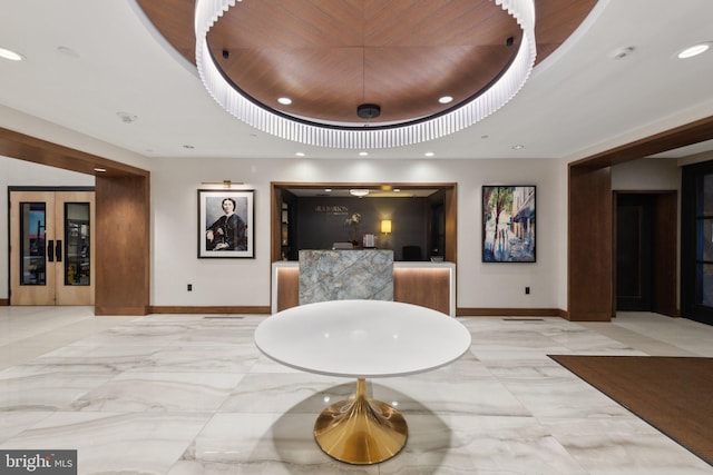 616 E St NW Unit 1114, Washington, DC 20004 - building lobby with recessed lighting