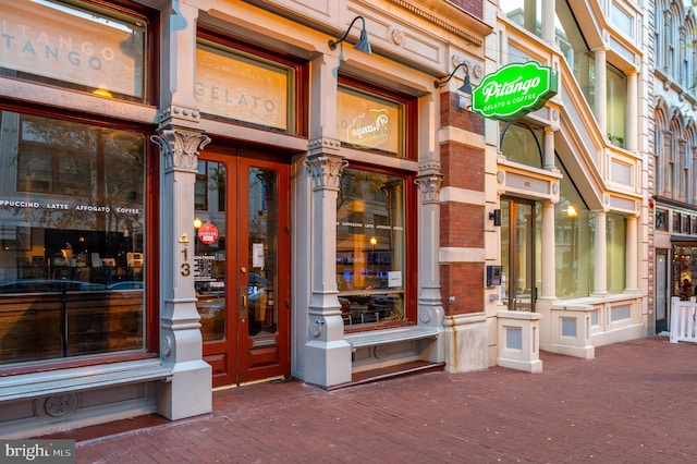 616 E St NW Unit 1114, Washington, DC 20004 - entrance to property with brick siding and french doors