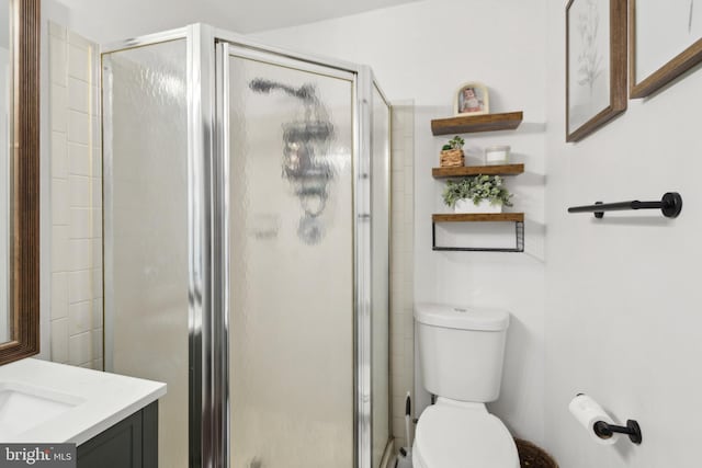 603 Lindsley Ct, Burlington, NJ 08016 - full bath featuring toilet, vanity, and a stall shower