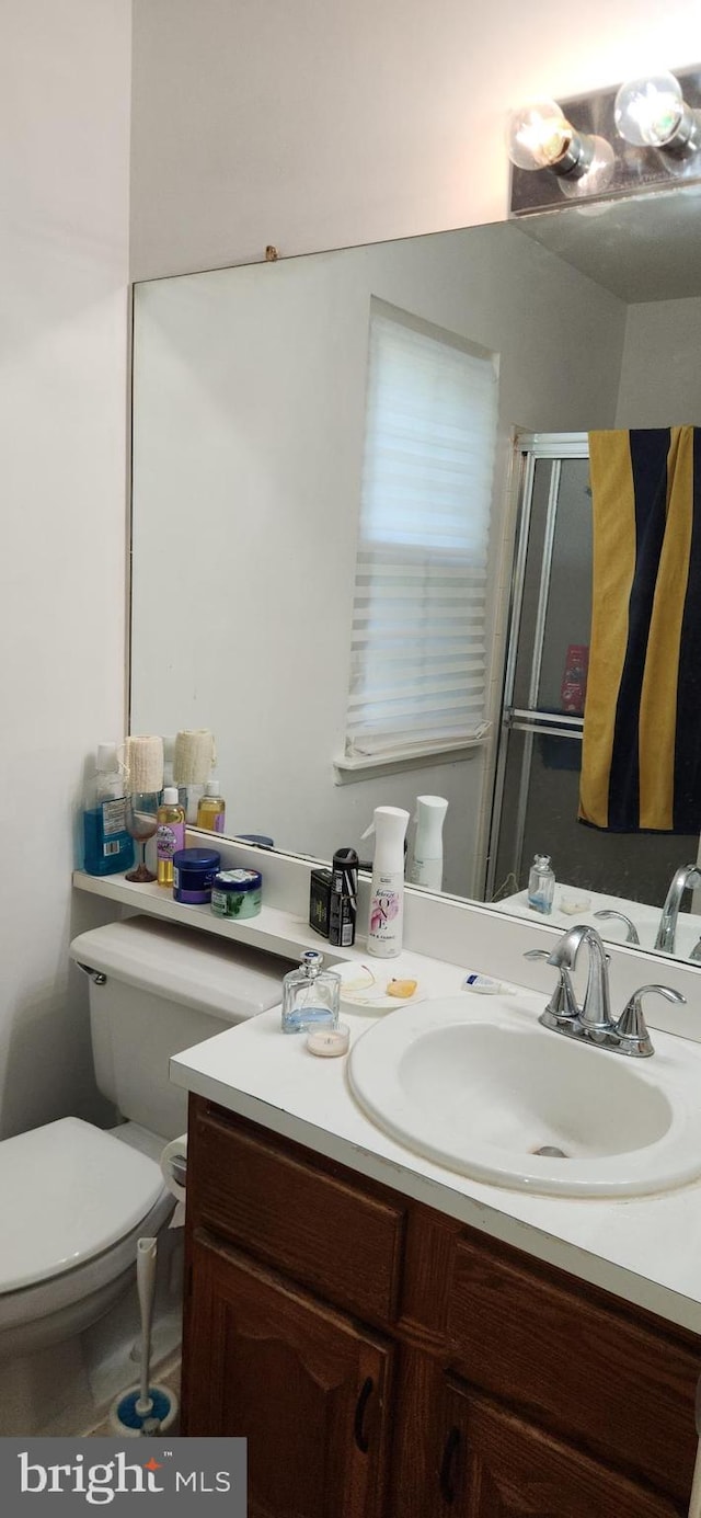 20 Norwick Dr, Forked River, NJ 08731 - full bathroom with toilet, a shower stall, and vanity