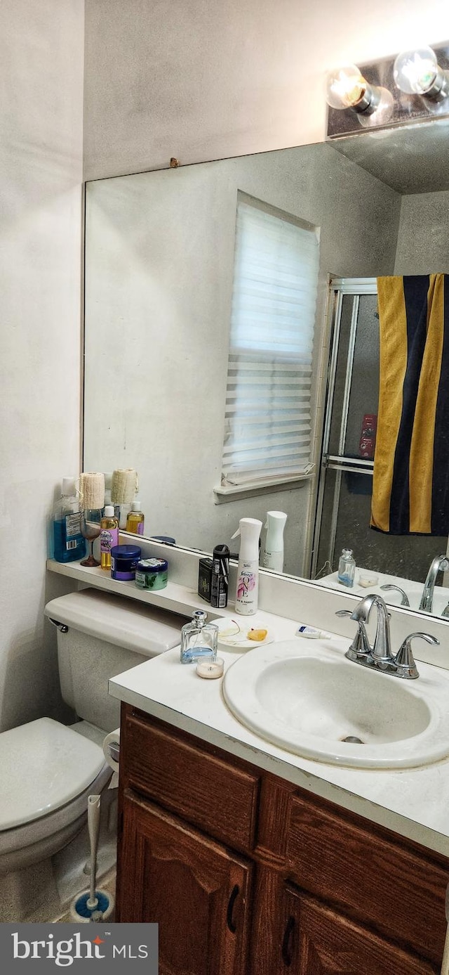 20 Norwick Dr, Forked River, NJ 08731 - bathroom with toilet, a shower stall, and vanity