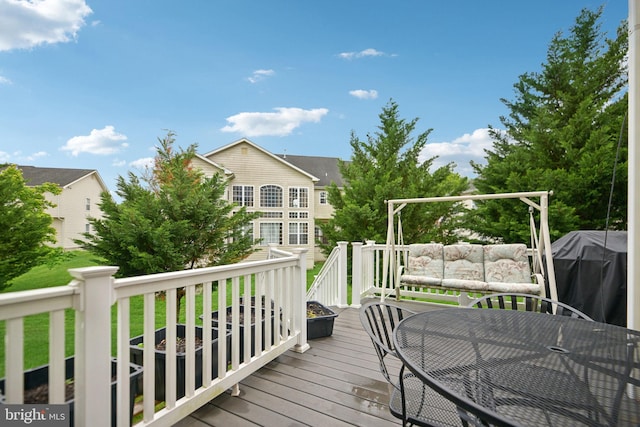 14201 Village Manor Ct, Upper Marlboro, MD 20774 - view of wooden deck