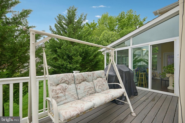 14201 Village Manor Ct, Upper Marlboro, MD 20774 - view of wooden deck