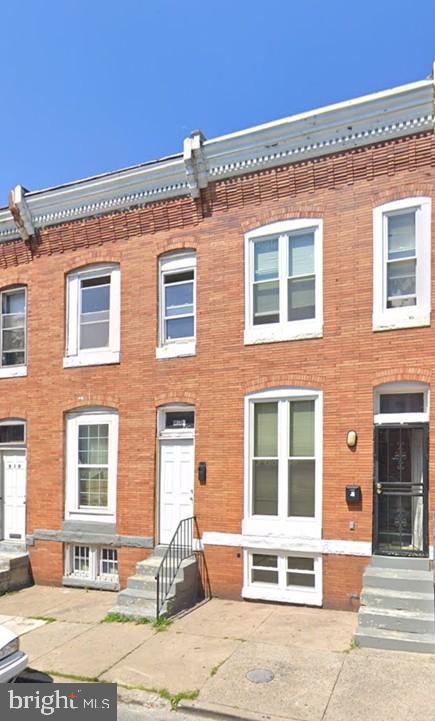 912 Mckean Ave, Baltimore, MD 21217 - view of property with entry steps and brick siding