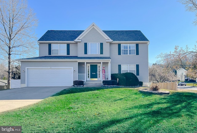 2 Jamestown Ct, Stafford, VA 22554 - traditional-style house with concrete driveway and an attached garage
