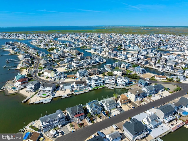 1169 Jennifer Ln, Manahawkin, NJ 08050 - aerial view of property and surrounding area with a nearby body of water and nearby suburban area