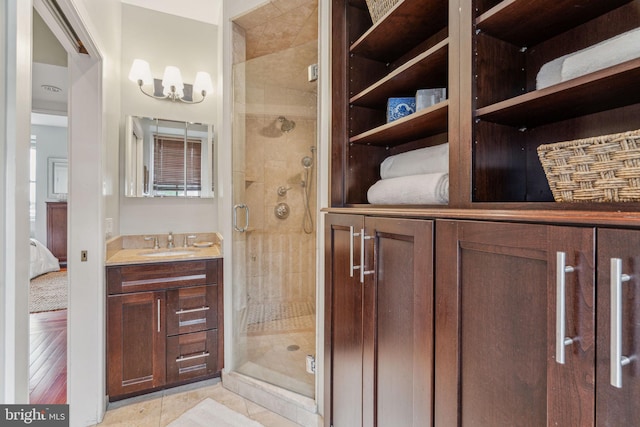 2031 Pine St Unit 4, Philadelphia, PA 19103 - ensuite bathroom with a stall shower, vanity, and tile patterned flooring