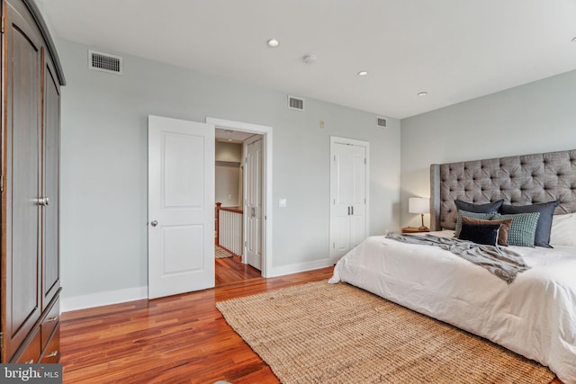 2031 Pine St Unit 4, Philadelphia, PA 19103 - bedroom featuring wood finished floors, baseboards, and recessed lighting