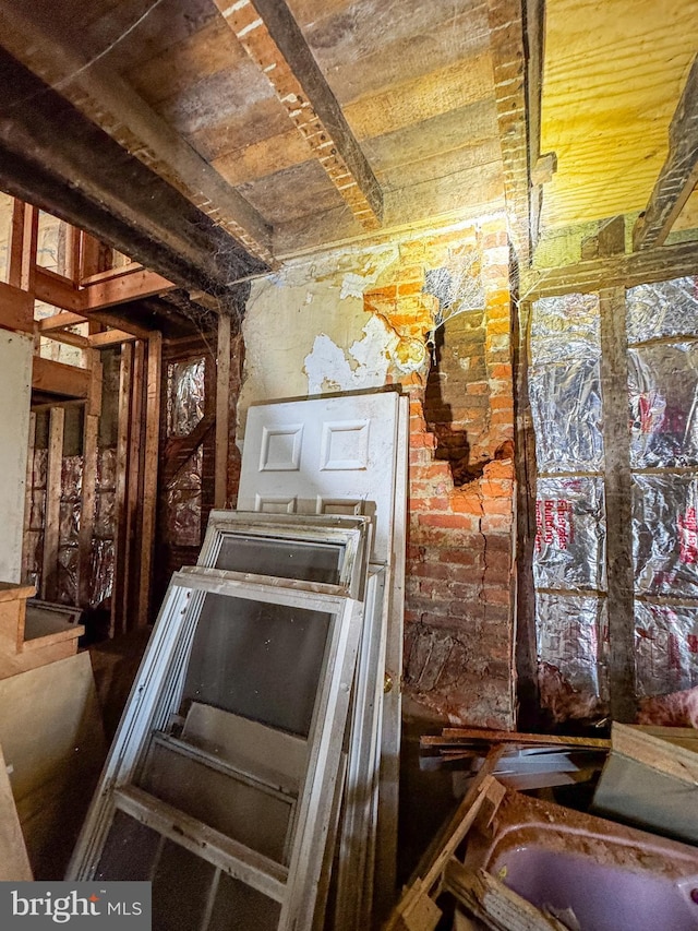 315 Stacy St, Burlington, NJ 08016 - misc room with beam ceiling