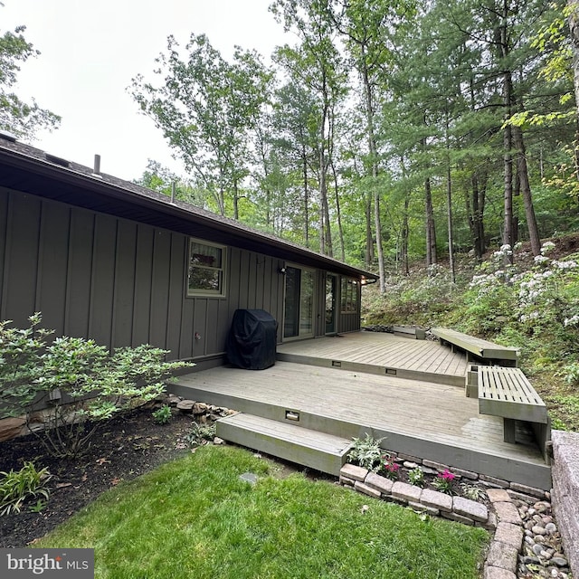 8201 Michaux Dr, Fayetteville, PA 17222 - view of wooden terrace