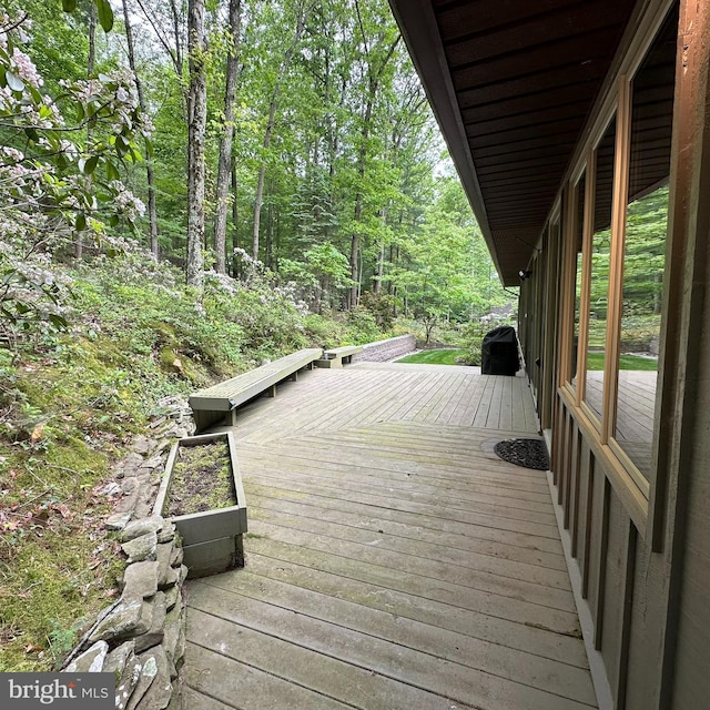 8201 Michaux Dr, Fayetteville, PA 17222 - deck featuring a grill
