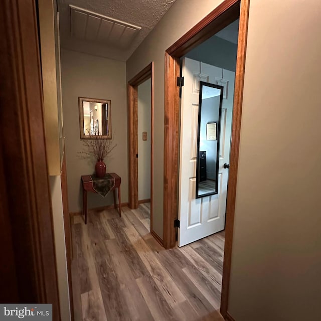 8201 Michaux Dr, Fayetteville, PA 17222 - hallway with wood finished floors and baseboards